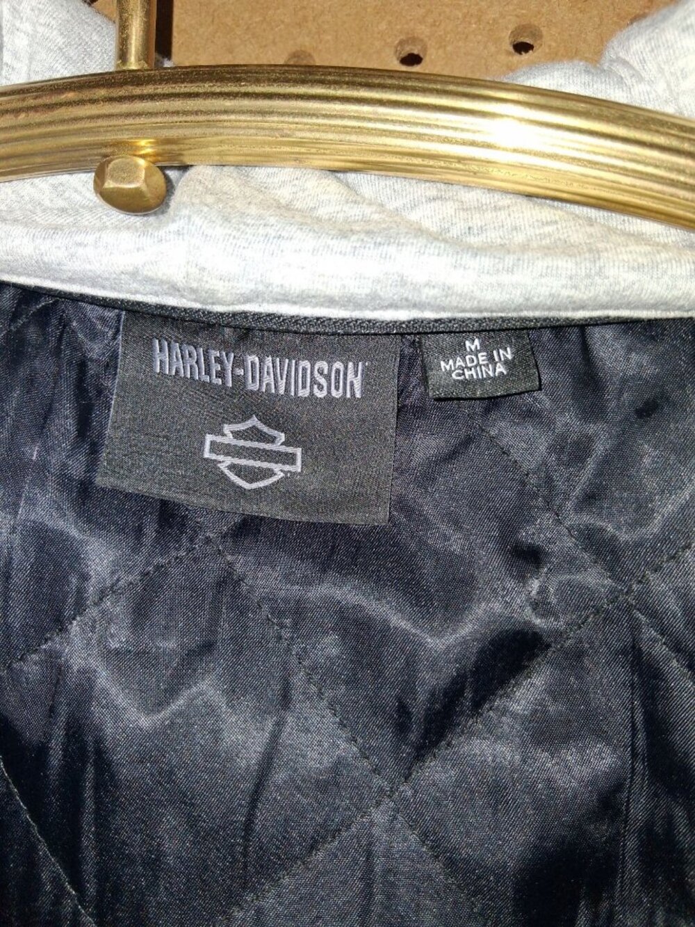 Harley-Davidson Womens Hooded Flannel Jacket With Quilted Lining - Picture 7 of 7